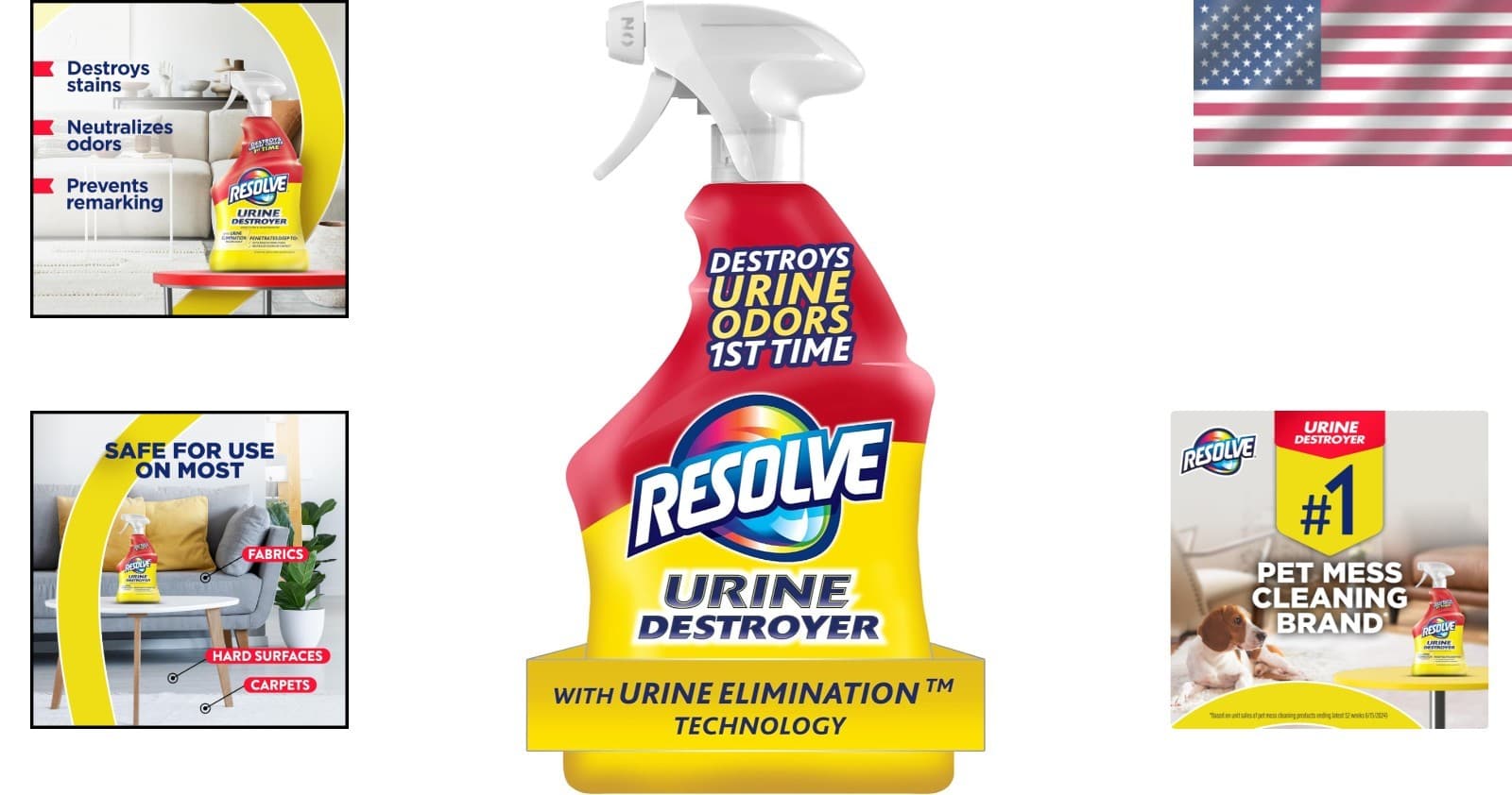 Fresh Scent Urine Destroyer - 32 Fl Oz Odor Neutralizer for Homes with Pets 2