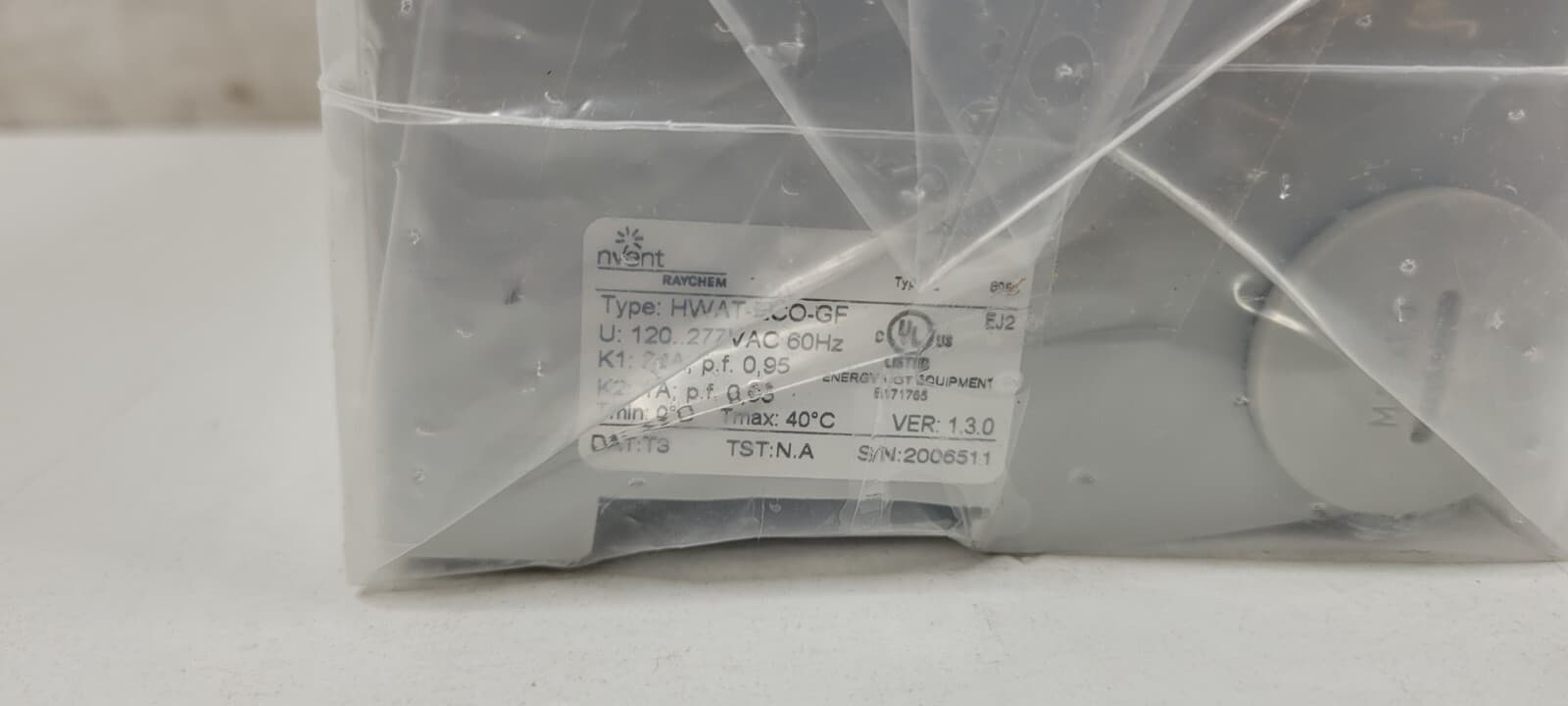 RAYCHEM HWAT-ECO-GF Electronic Controller, 190 - 277 V, DIN-Rail, 5" Touchscreen 4