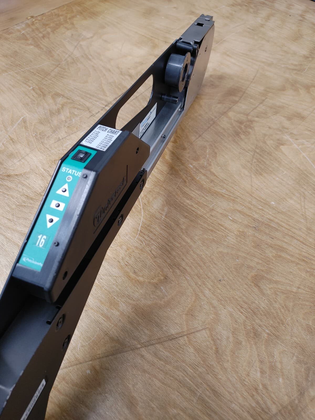 UIC Universal Instruments 16mm Green Precision Pro MultiPitch Feeder 49680502(4) 3