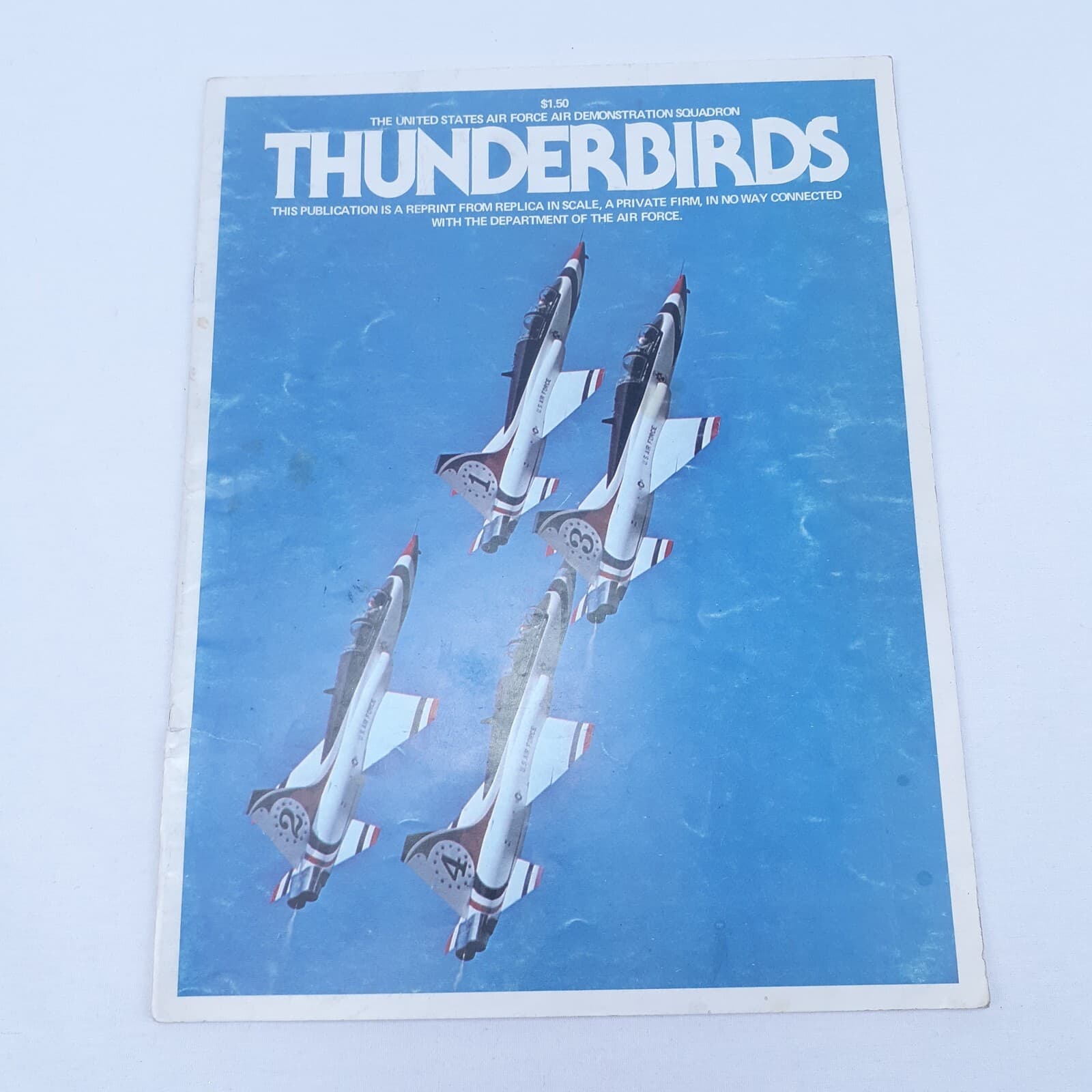 Reproduction of 1976 USAF Thunderbirds Replica in Scale by Aerophile