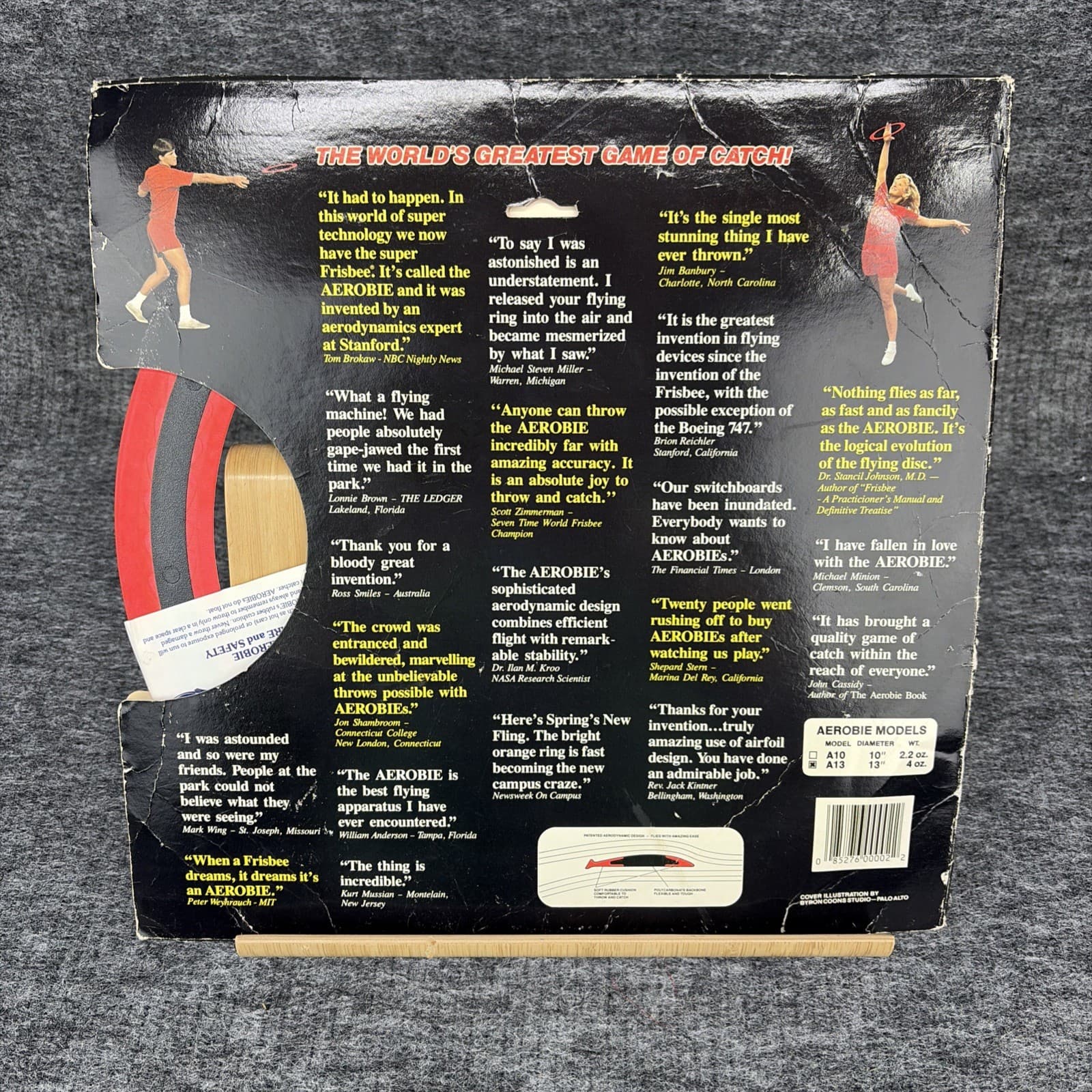 Vintage 1985 13" Superflight Aerobie 'The Astonishing Flying Ring' - New, USA 2