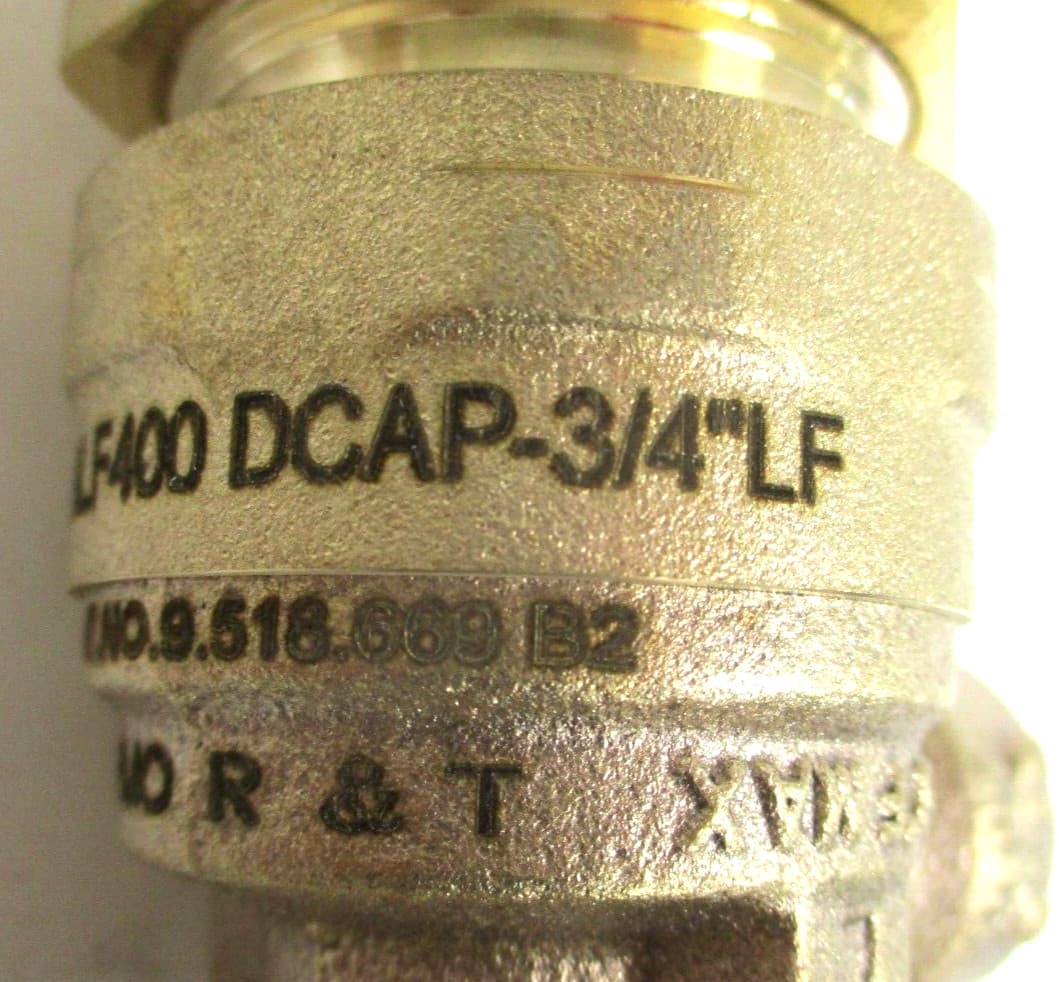 APOLLO , DCAPLF4AFF34 , 3/4" FNPT BACKFLOW PREVENTER, CONTINUOUS PRESS., SURPLUS 6