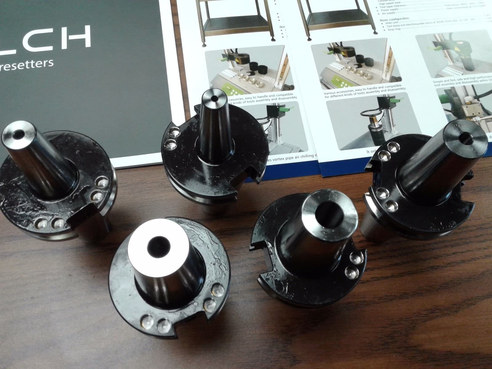 5 any inch sizes Shrink Fit CAT40 end mill holders Germany KELCH G2.5/25000RPM 3