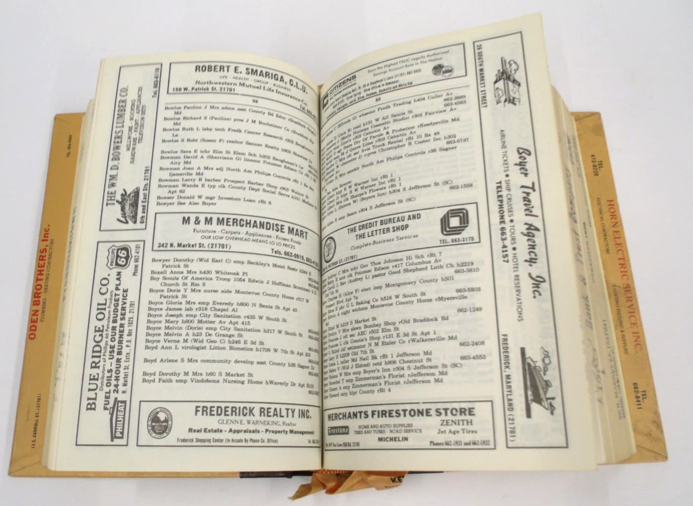 1973 POLK'S Frederick Md City/Business Directory, Street/Ave & Buyers Guide 5