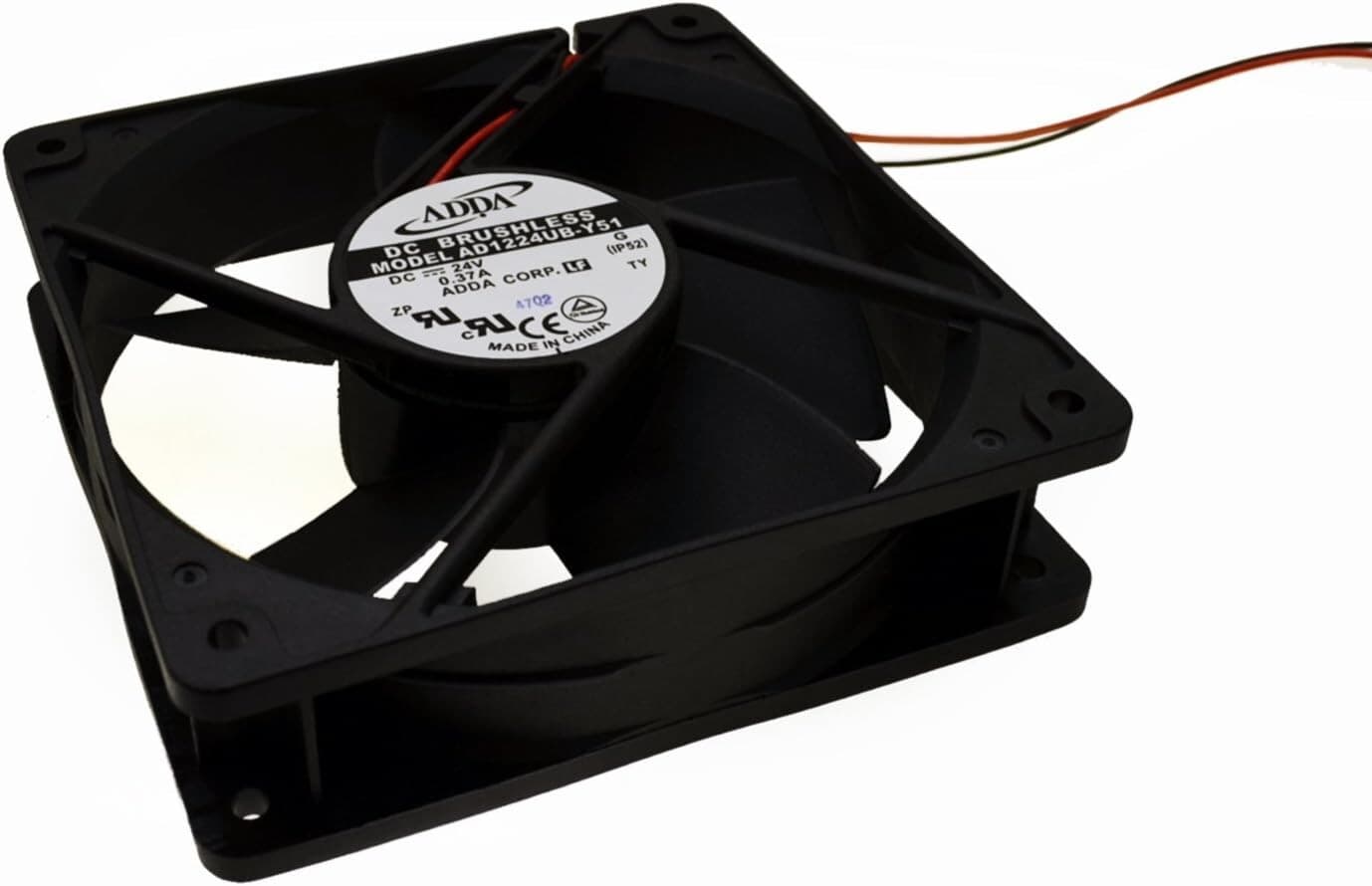 ADDA AD1224UB-Y51 120MM 24V Ultra High Speed DC Fan (Brand New) 5