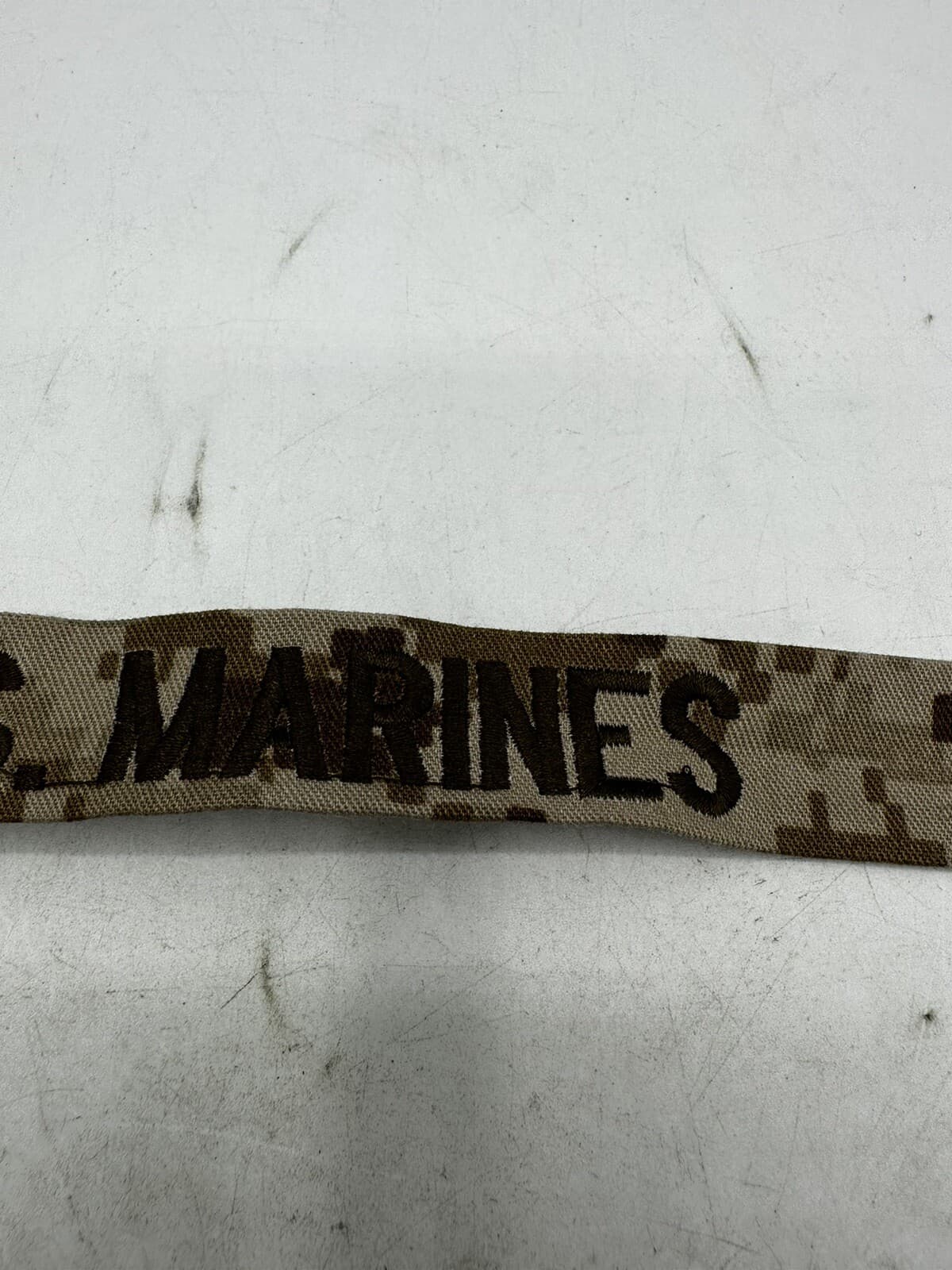 MILITARY PATCH USMC NAME TAPE TAG SEW ON DESERT MARPAT COMBAT US MARINES 3
