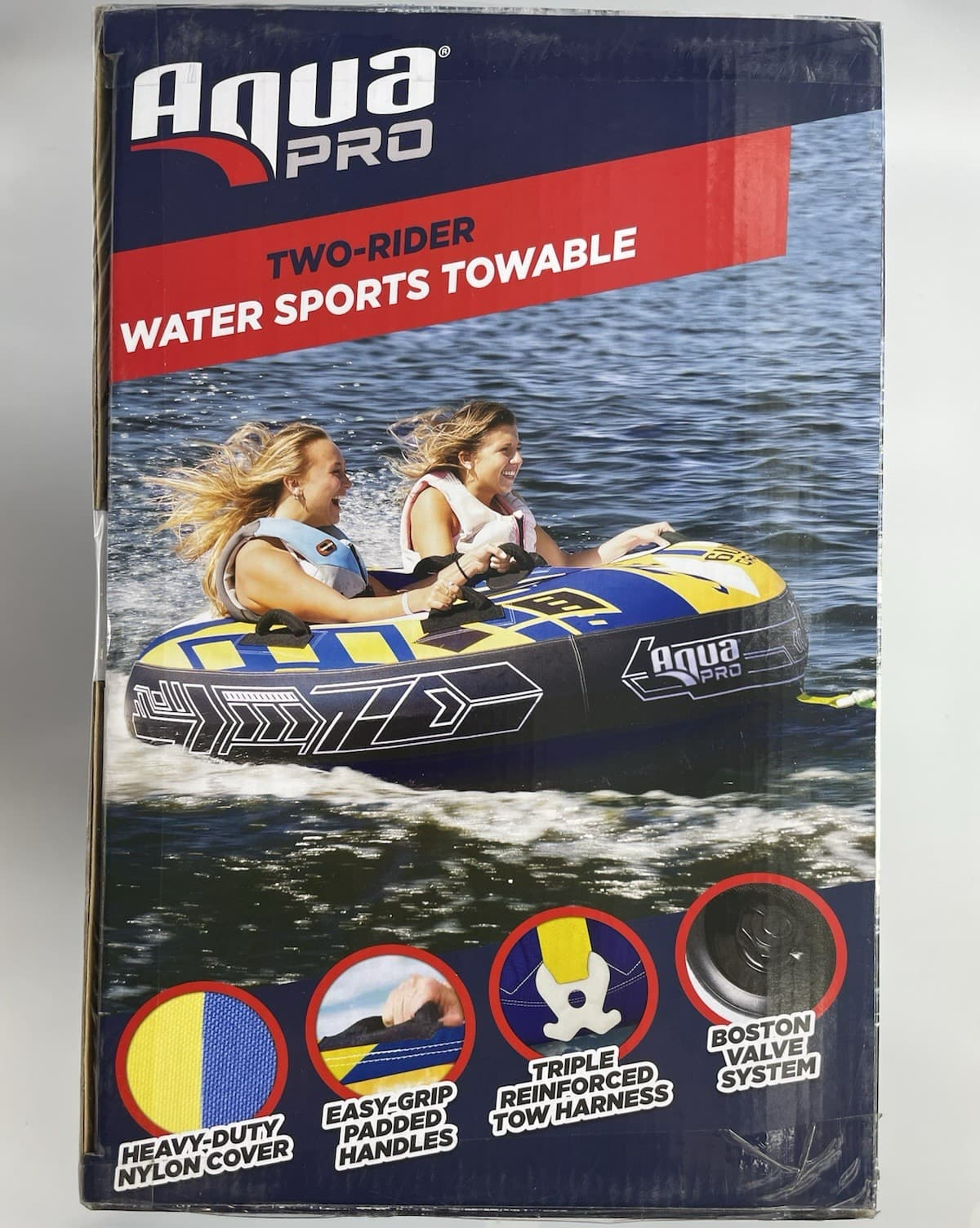 AquaPro AZL20392 Heavy Duty 2 Rider Water Sports Towable - 68 in X 60 in 4