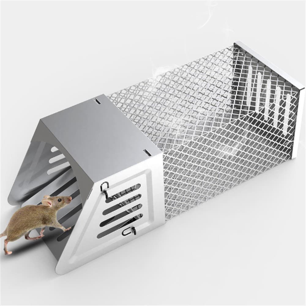 Mouse Trap Automatic Continuous Rat Trap Cage Mice Catch Cag Rodent Trap 2