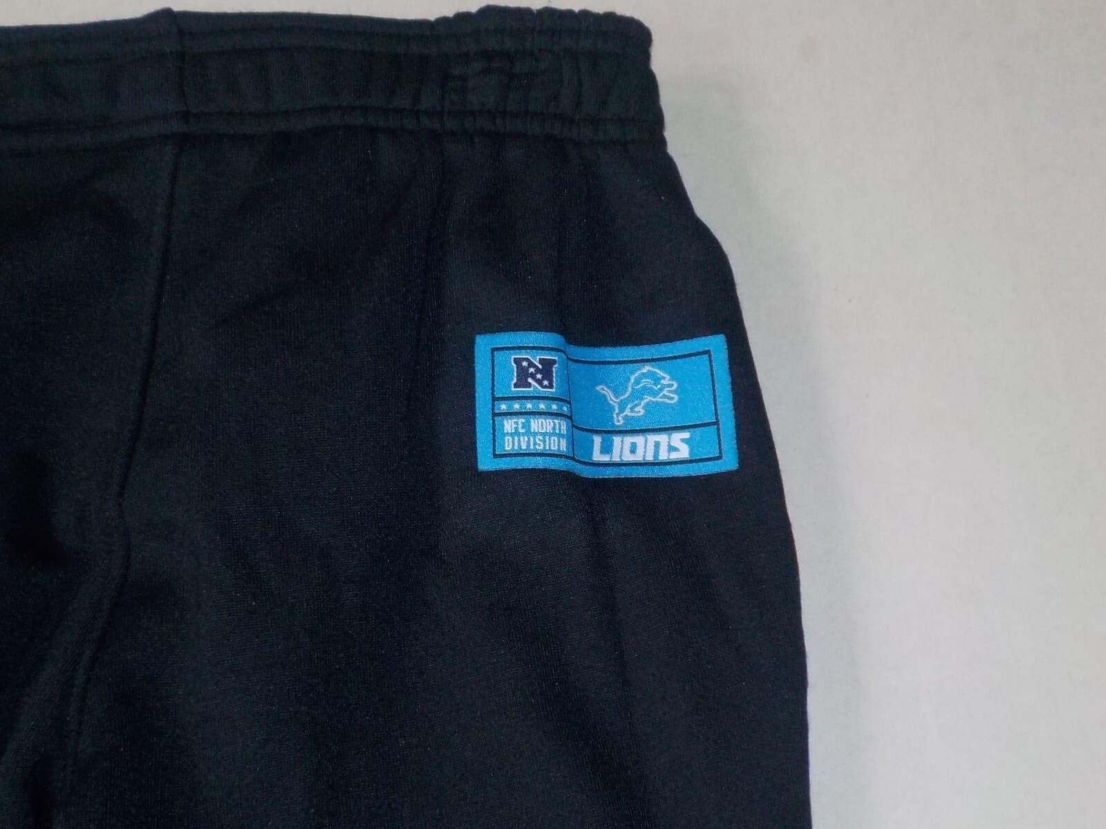 DETROIT LIONS YOUTH SWEATPANTS HOODIE 2 PC SET S M L NWT POLYESTER BLACK 6