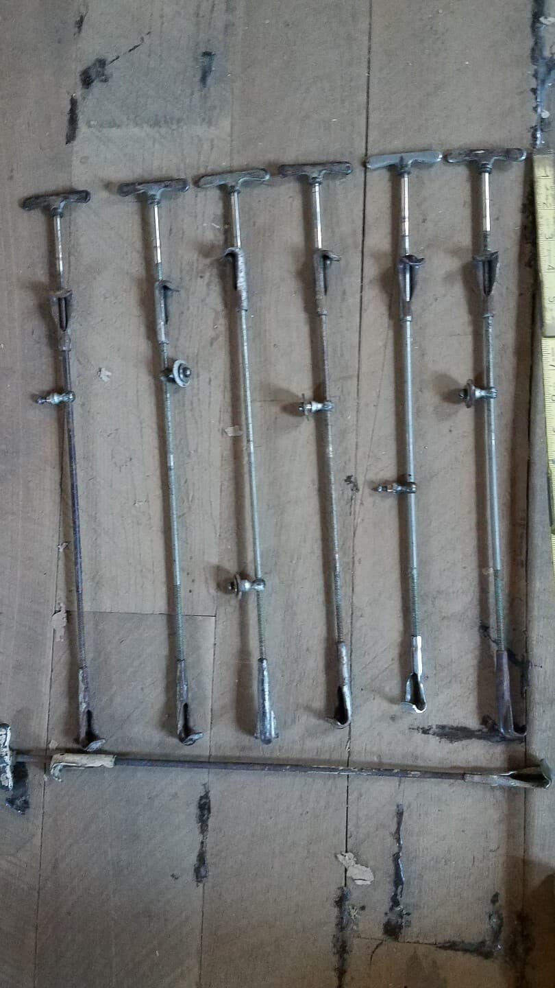 Leedy Spartan Bass 7 lugs & claws orignal parts 4