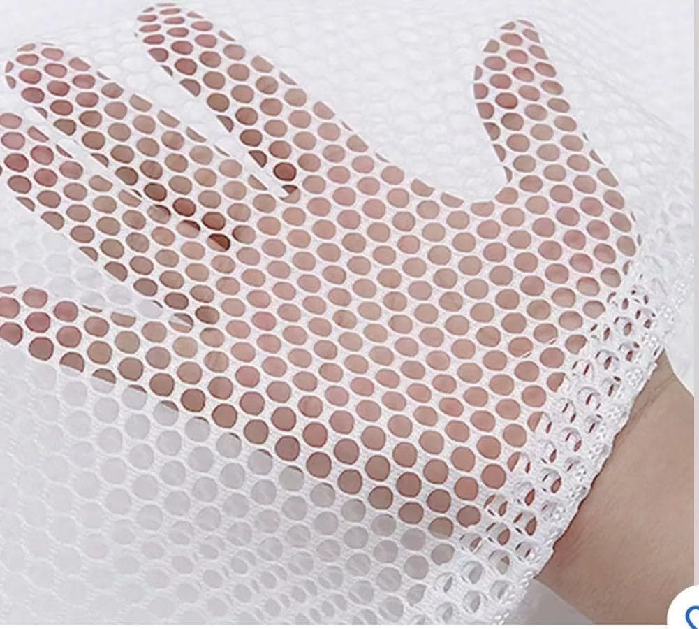 3x Large Laundry Bag Washing Mesh Net Drawstring 50x60cm Underwear Bra HeavyDuty 2