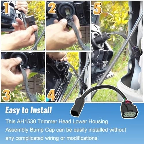 2Pcs Halogen to LED Taillight Adapter Conversion Wiring Harness Fit for Ram  5