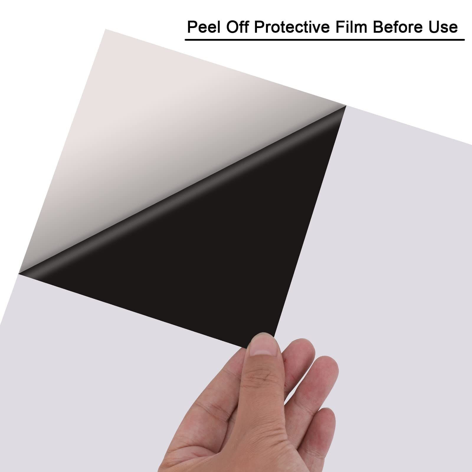 Stainless Steel Mirror Sheets 12” x 12” Thin Metal Plates for DIY & Crafting 4