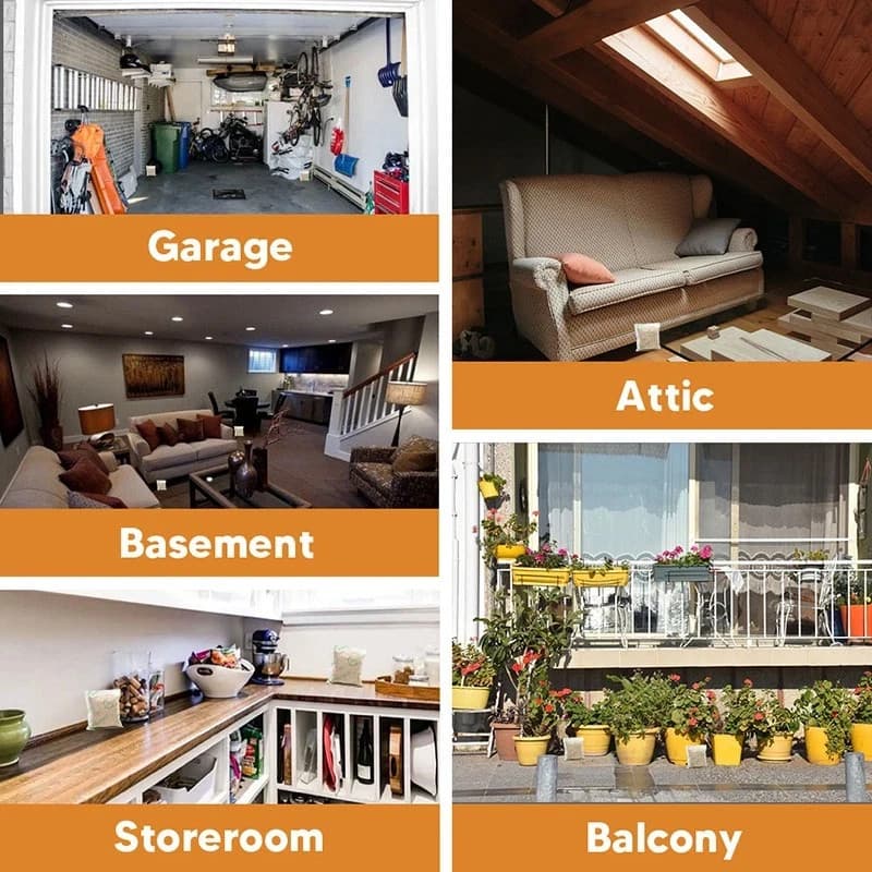 Squirrel Repellent, Keep Squirrels Away, Indoor/Outdoor, 8-pcs 2