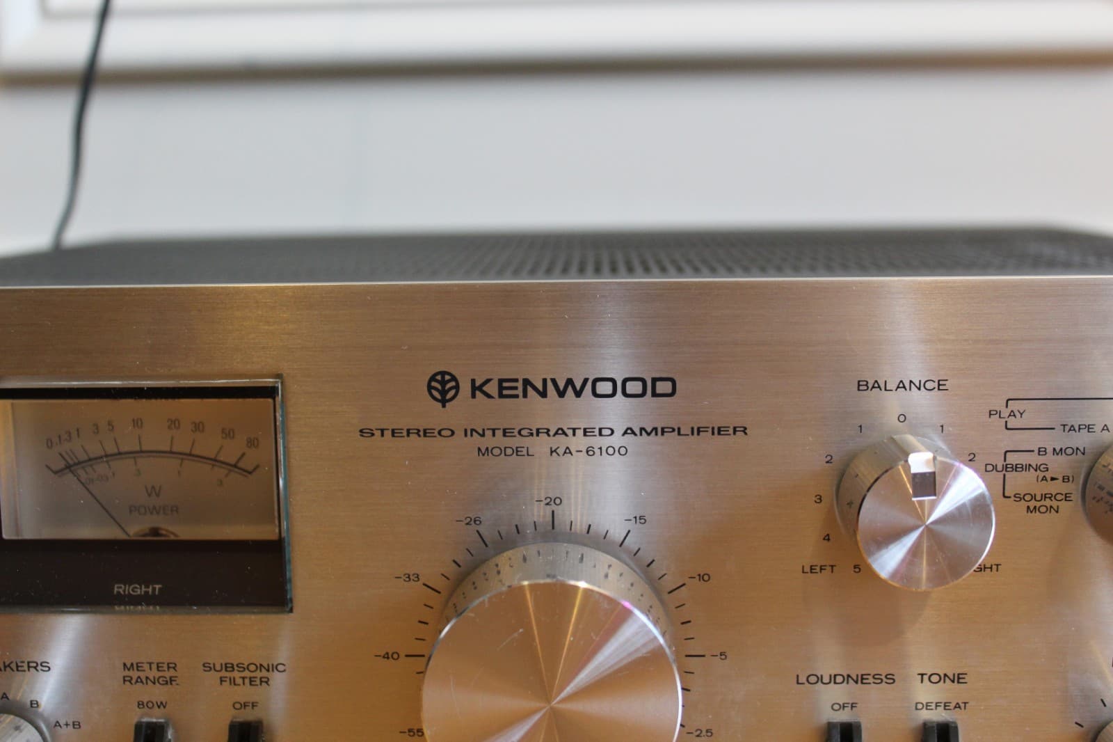 Kenwood KA-6100 Stereo Integrated Amplifier - Tested - Clean Condition 4