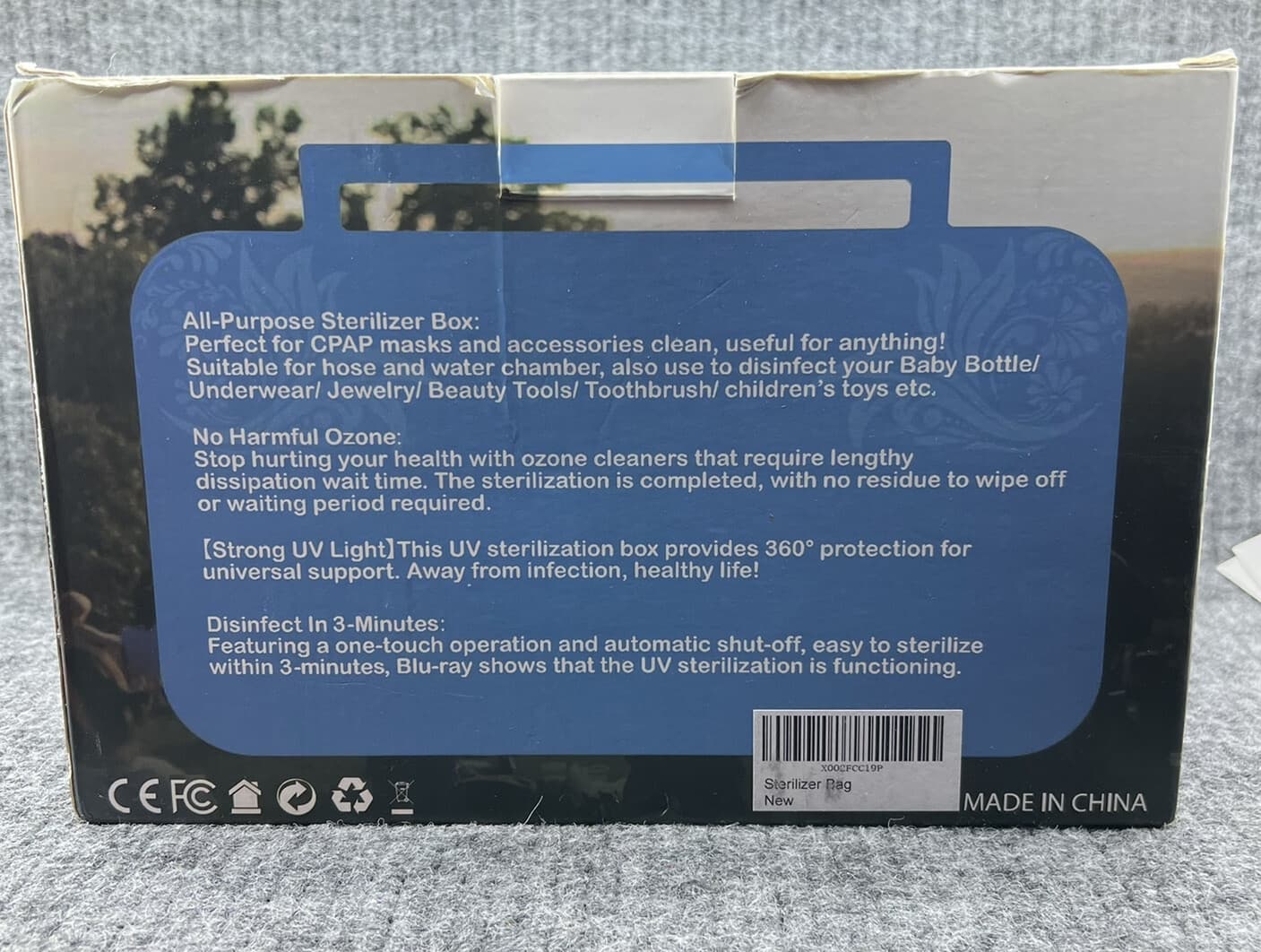 UV Sterilizer JJ Care UV-C LED CPAP, Baby Bottle, Make Up, Small Item Sterilizer 4