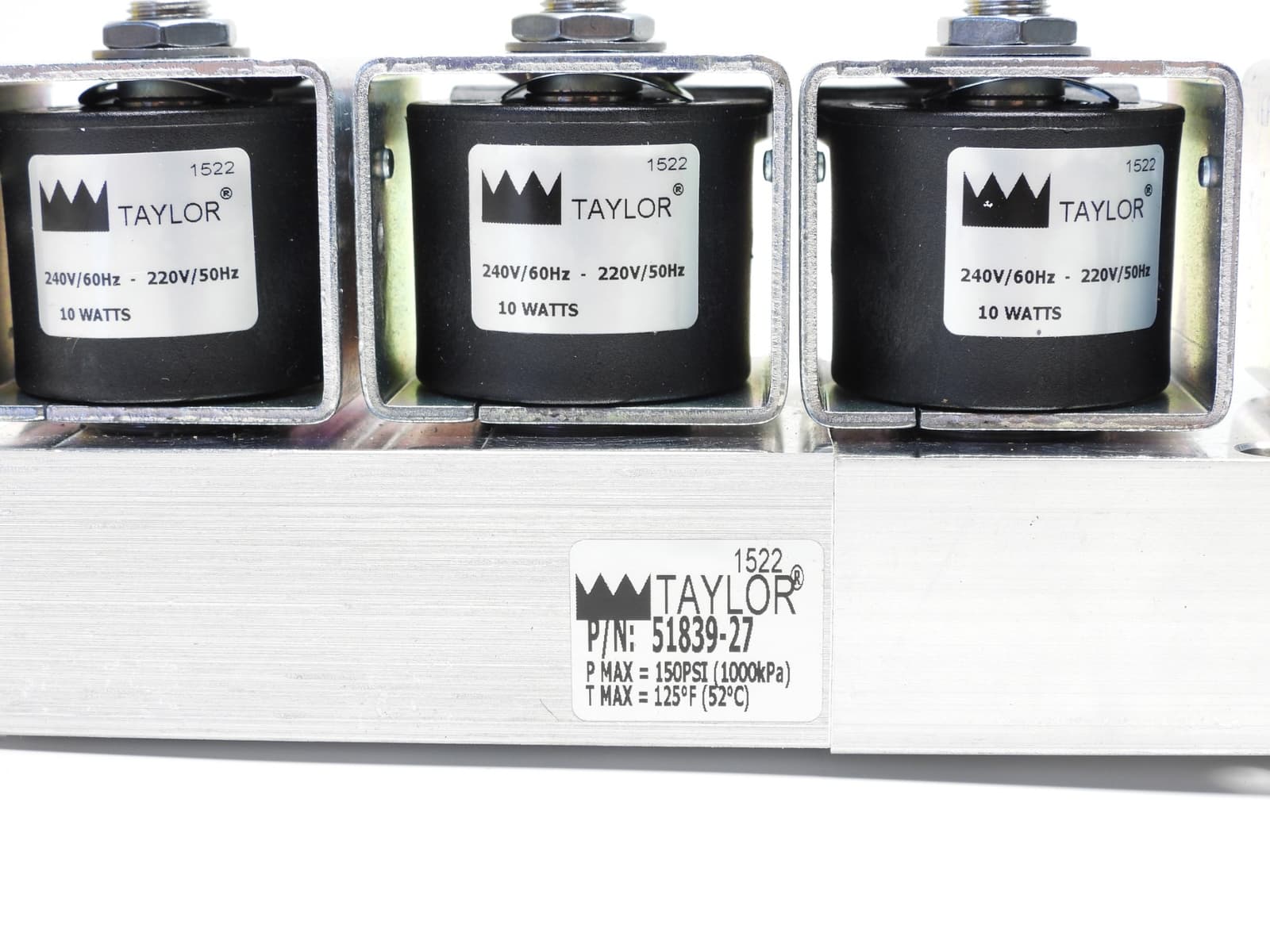 Taylor 51839-27 Manifold CO2 2-Regulator 4-Solenoid Genuine Part  2