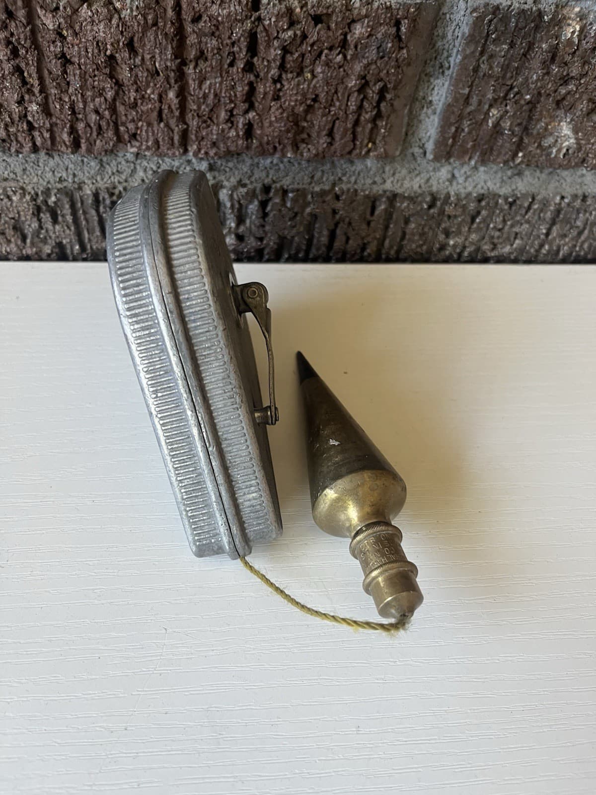 Vintage Irwin Straight-line Chauk, Brass Plumb Bob 6