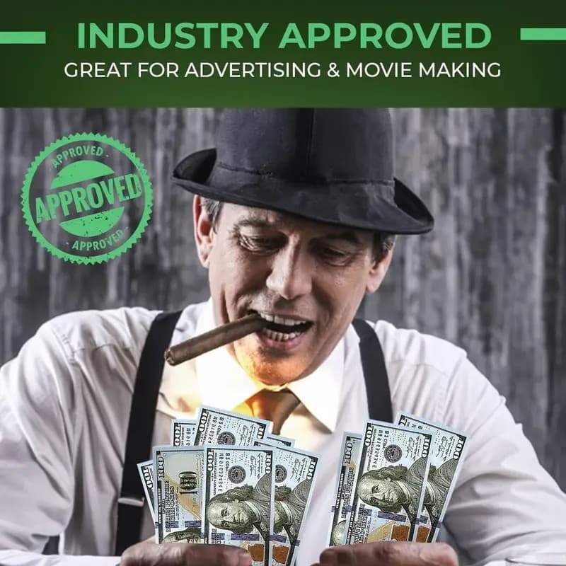 200PCS Prop Fake Looks Best Toys Money For Pretend Play Music Birthday Party 5