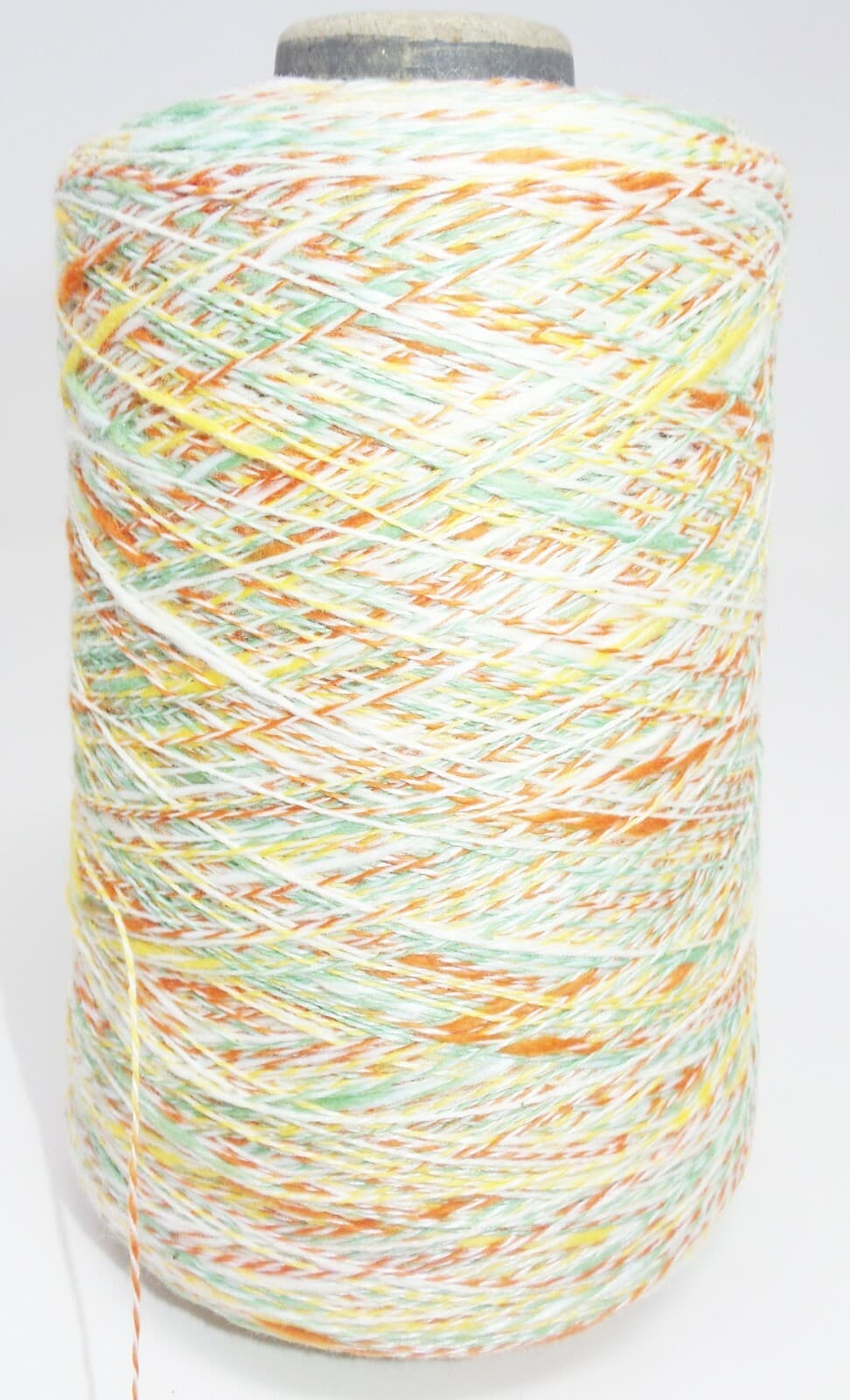 10oz Machine Knitting Cone Spool - Red, Green, Yellow White - Thin Yarn! 3