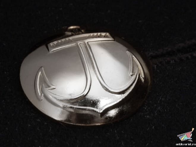 Navy ANCHOR button 22 16 14 m.silver or nickel plated Russian Imperial 1855/1905 2