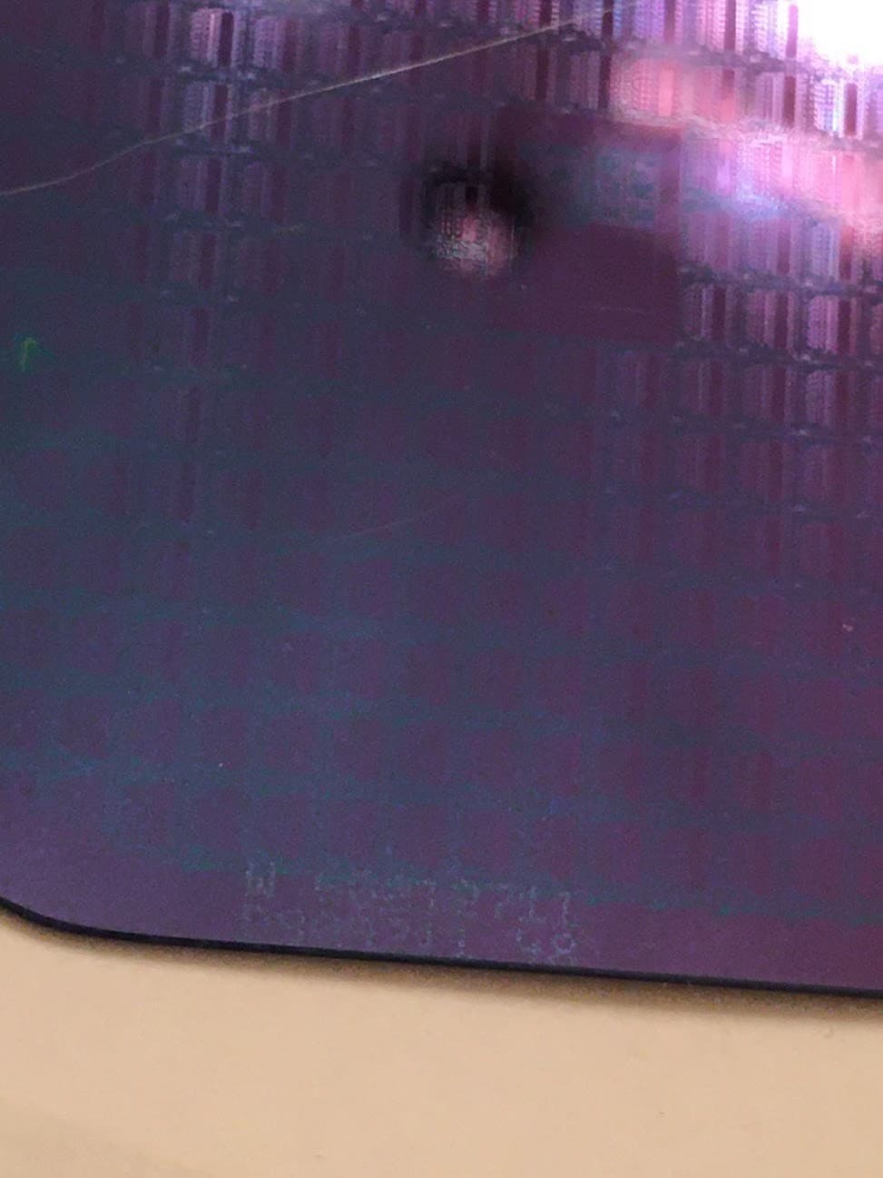 4" Unknown W Silicon Wafer 1980s Extremely Rare Vintage CPU Chip 6