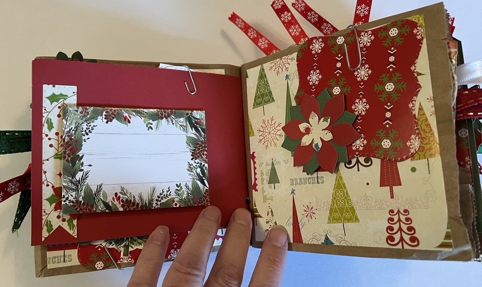 Christmas Junk Journal Paper Bag Album Tons Of Tags  32 Pages- Tonya #4818 5