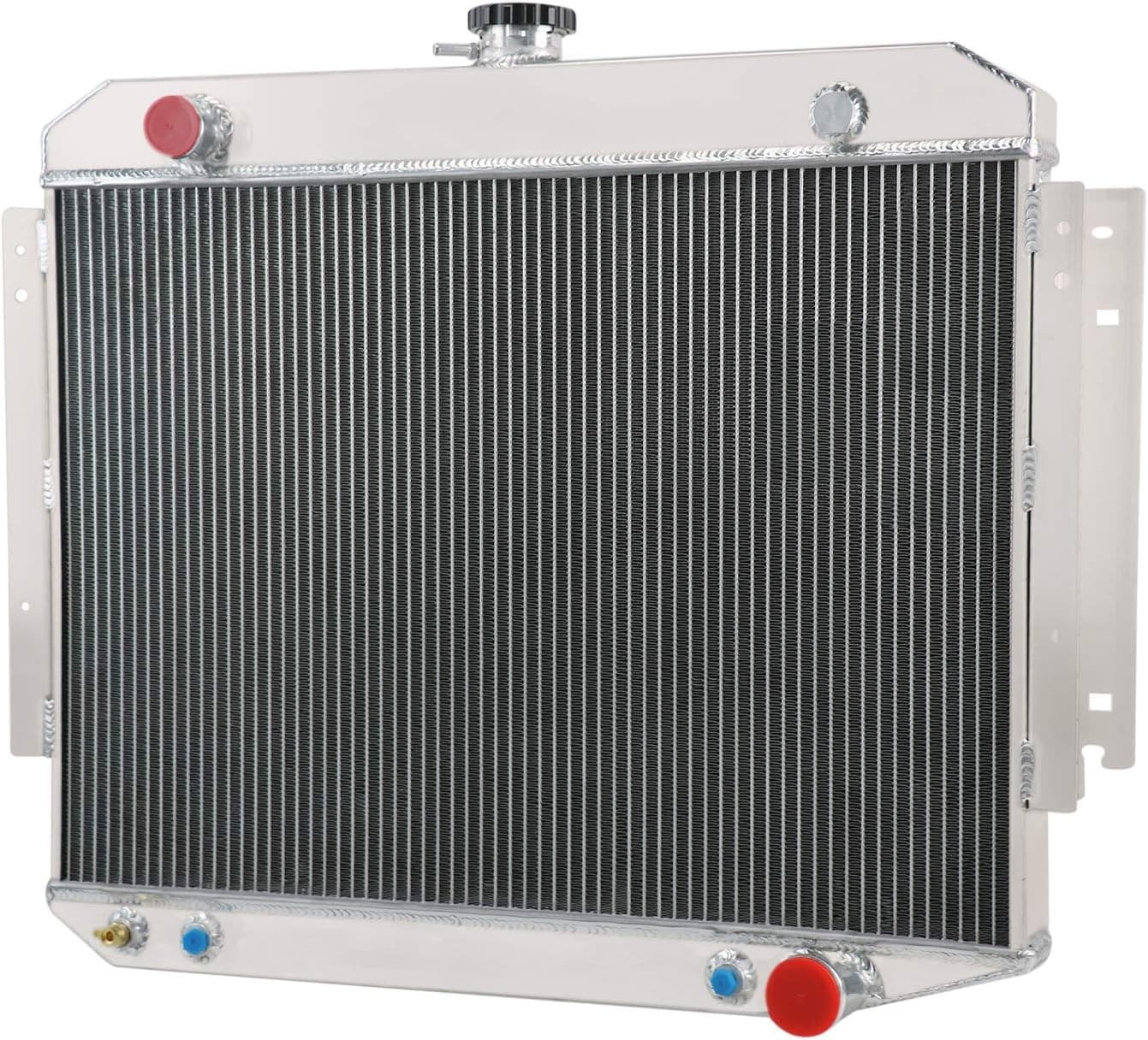 3 Row Aluminum Radiator Compatibe with 1971-1978 Dodge D100 D150 2