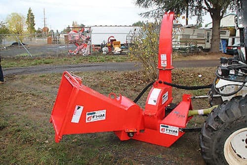 Wood Chipper 6"dia. Hydraulc Feed Cat.I&II 3pt 35HP+ Rated (FH-BX62)