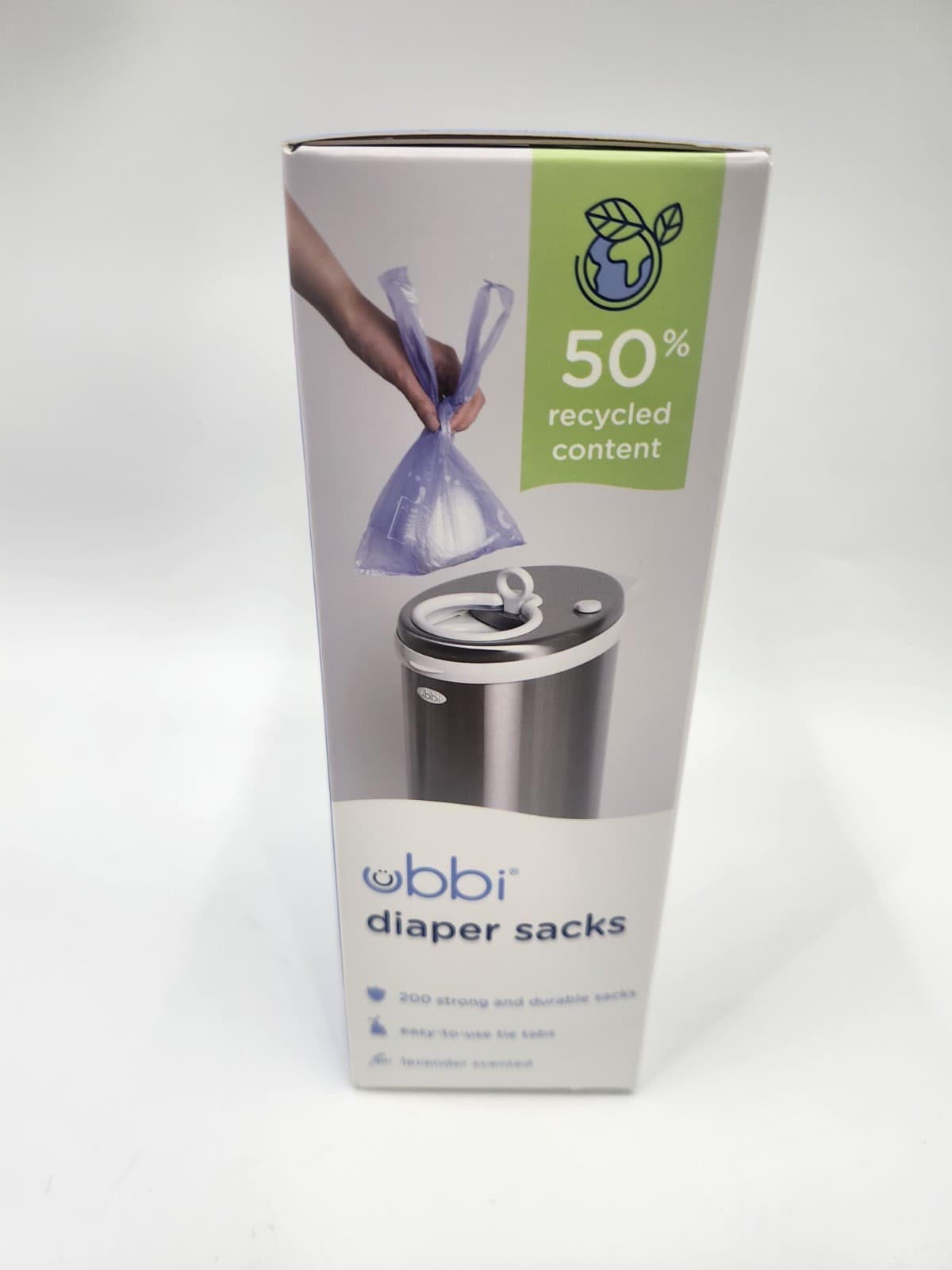 Disposable Diaper Sacks, Lavender Scent, Easy-To-Tie,  Waste Bags, 200 count 4