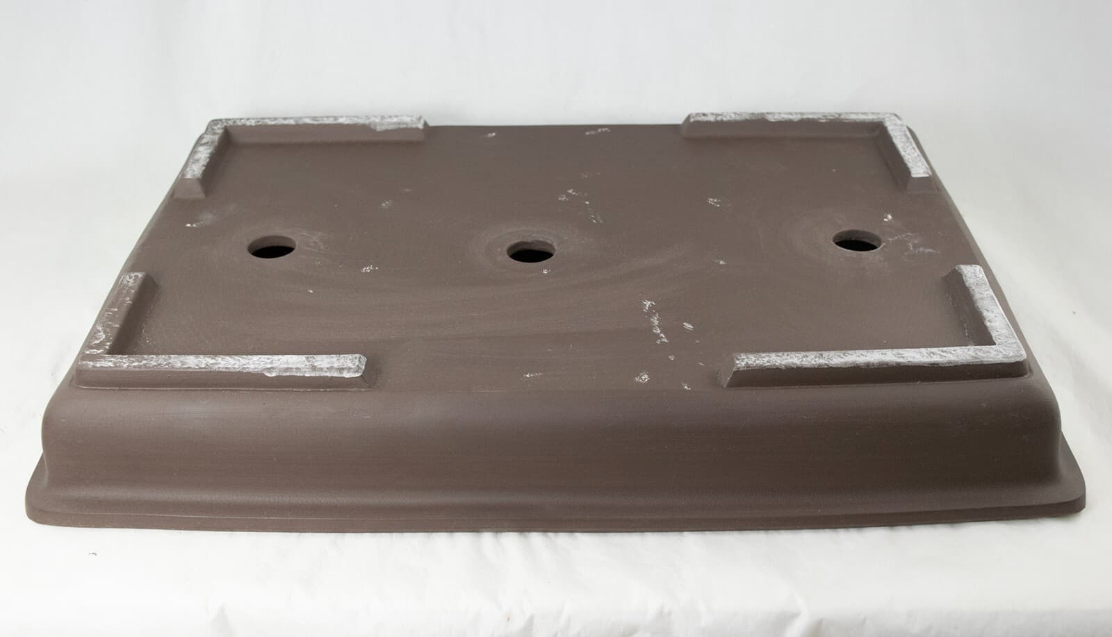 Japanese Yokkaichi Rectangular Unglazed Slim Forest & Raft Bonsai Pot 17"/ 18.5" 3