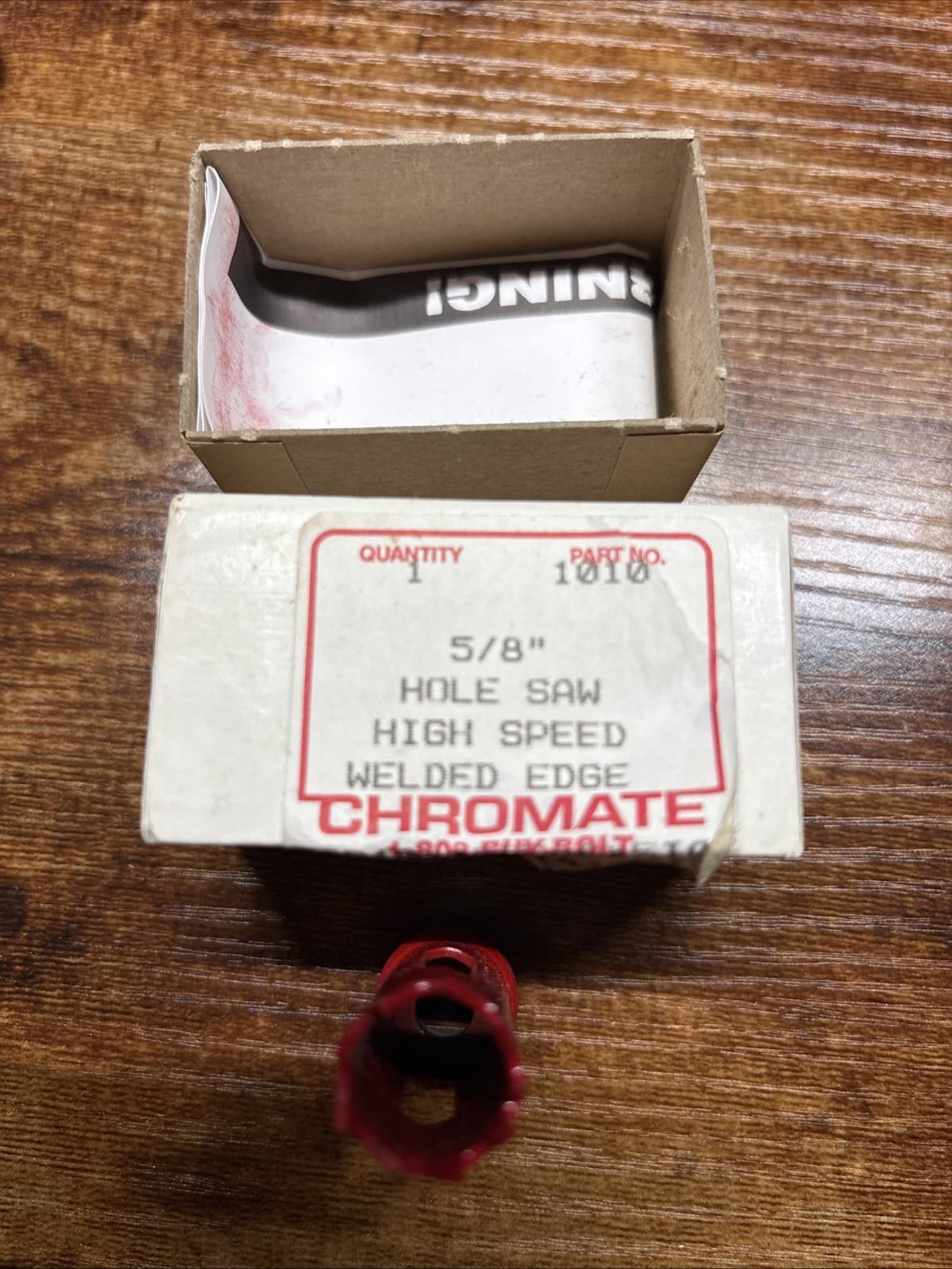 NEW Chromate 1010 5/8'' Hole Saw High Speed Welded Edge