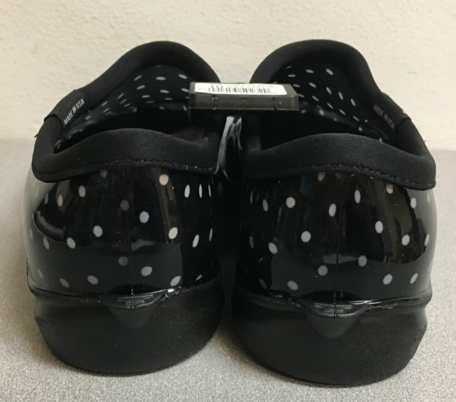 Sloggers 5113BP07 Black Polka Dot Women's Garden/Rain Shoes Size 7 US 4