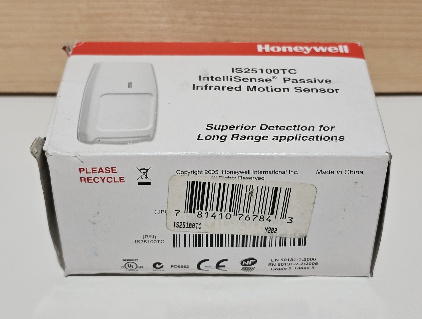 New Honeywell IS25100TC IntelliSense Passive Infrared Motion Sensor Long Rang 4