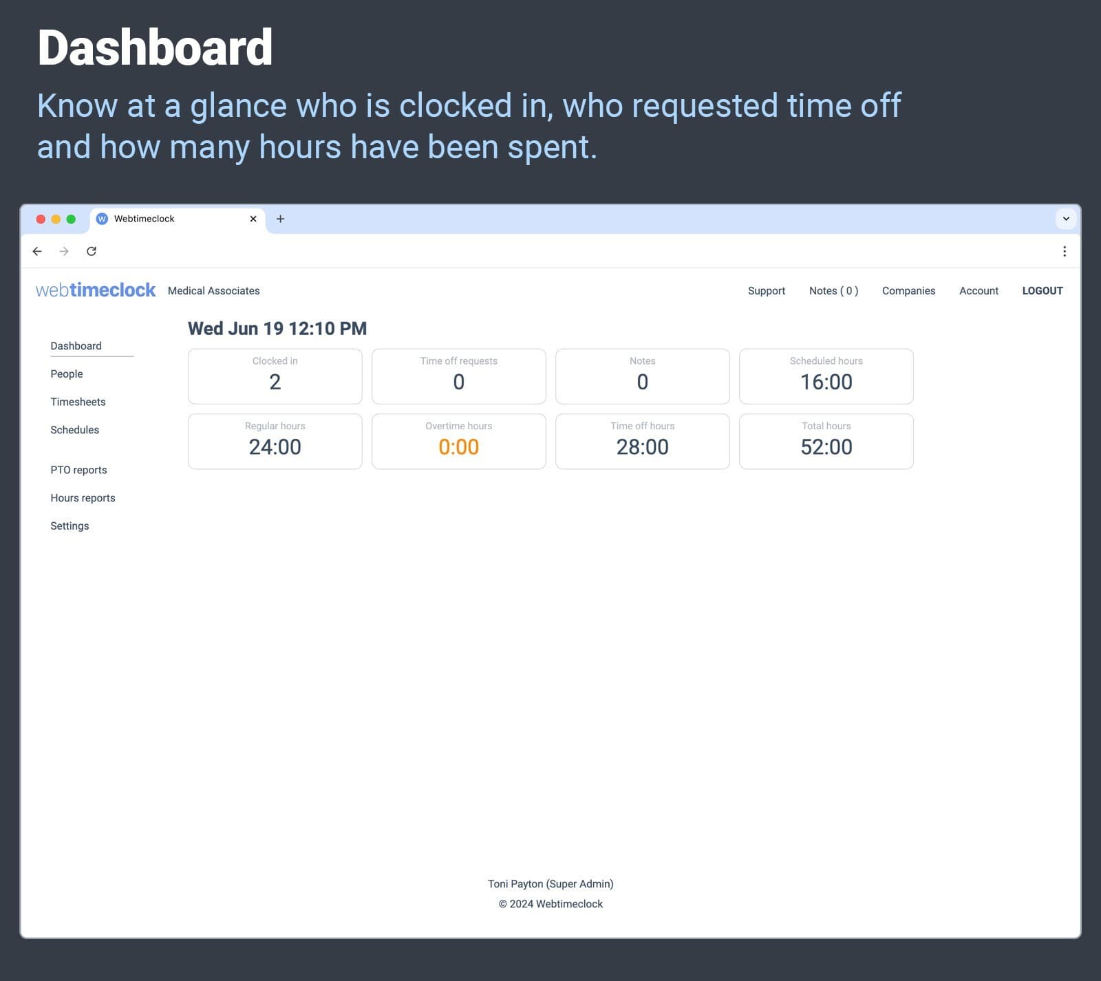 Compumatic Biometric Fingerprint Time Clock, Ethernet WiFi Web Cloud Real-Time 3