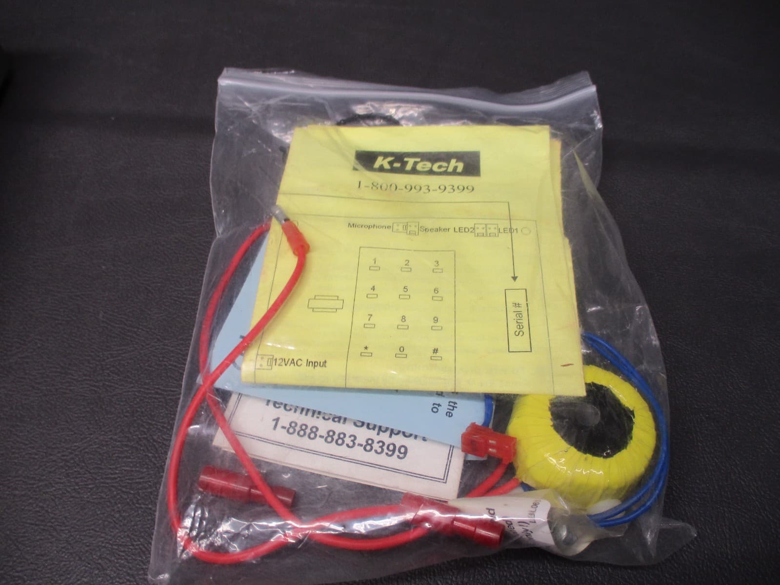 K-Tech ET901A-3 Elevator Emergency Help Phone With The Original Red Metal Box 3