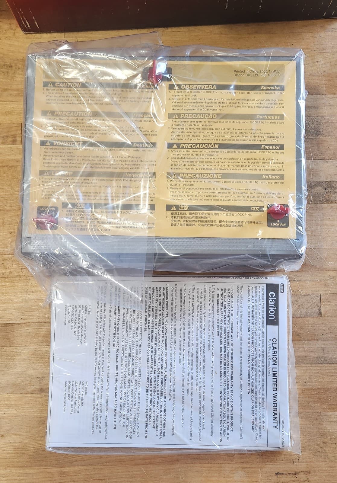 Clarion Pro Audio C-BUS 6-Disc Auto/Car CD Changer DC625 (PLEASE READ DESCRIP) 4