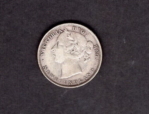 CANADA-NEWFOUNDLAND-1890 20 CENTS-VF/XF 2