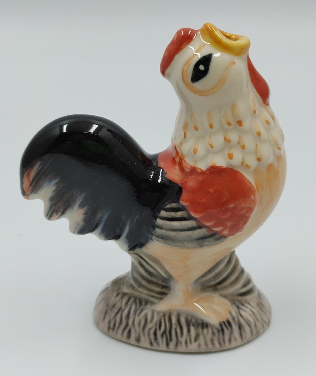 Vintage Pie Bird Rooster With Apple Pie Recipe Card & Box 1999 By Roman Inc. 5