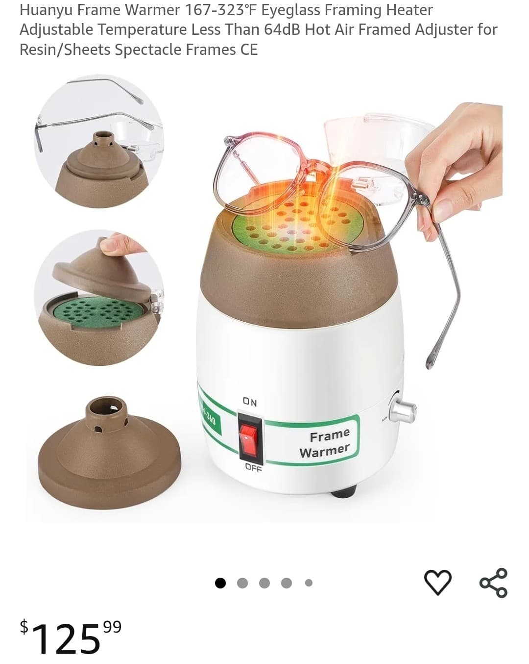 Huanyu Frame Warmer Eyeglass Framing Heater 