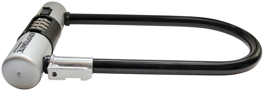 Kryptonite KryptoLok U-Lock - 4 x 9", 4-Digit Combination, Black, Includes 3