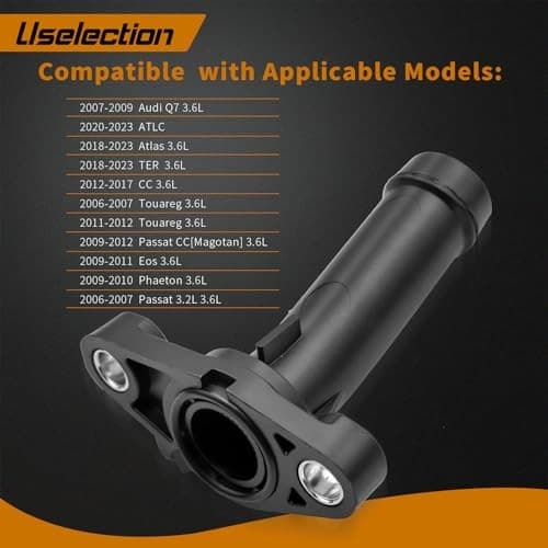 03H121145A Aluminum Engine Coolant Inlet Flange Cooling Hose for conventional 5