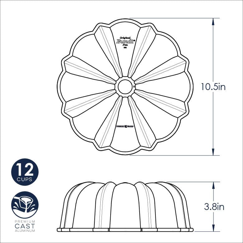 Nordic Ware Original ProCast Bundt® Pan 6