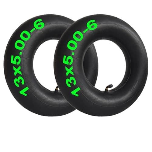 2x 13x5.00-6 Inner Tube Bent Valve for ATV Go Kart Lawn Mowers Snow Blowers Gene