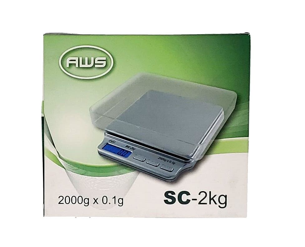 AWS 2000g Digital Scale Sc 2kg