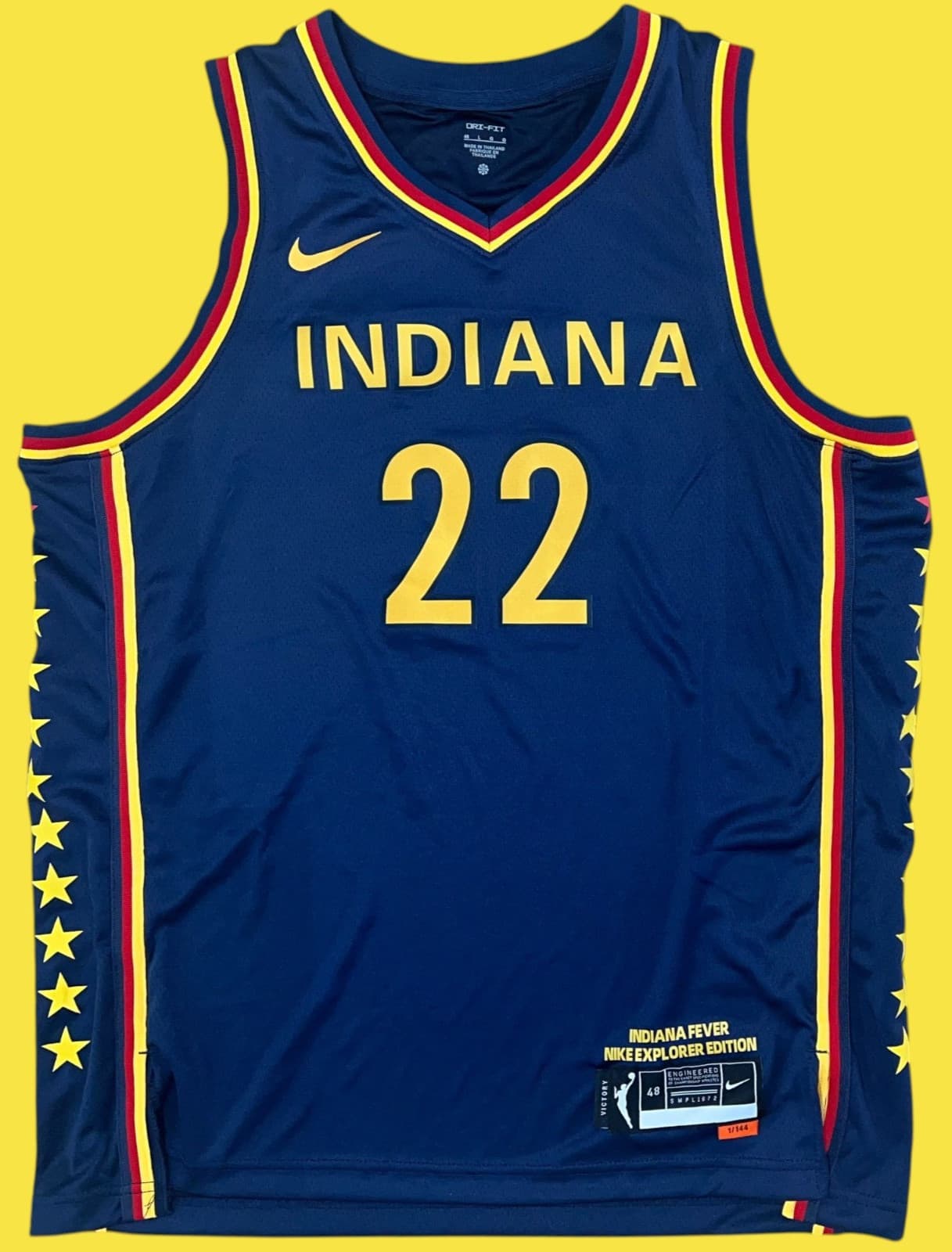 CAITLIN CLARK Signed autograph WNBA INDIANA FEVER Jersey PSA/DNA COA 3