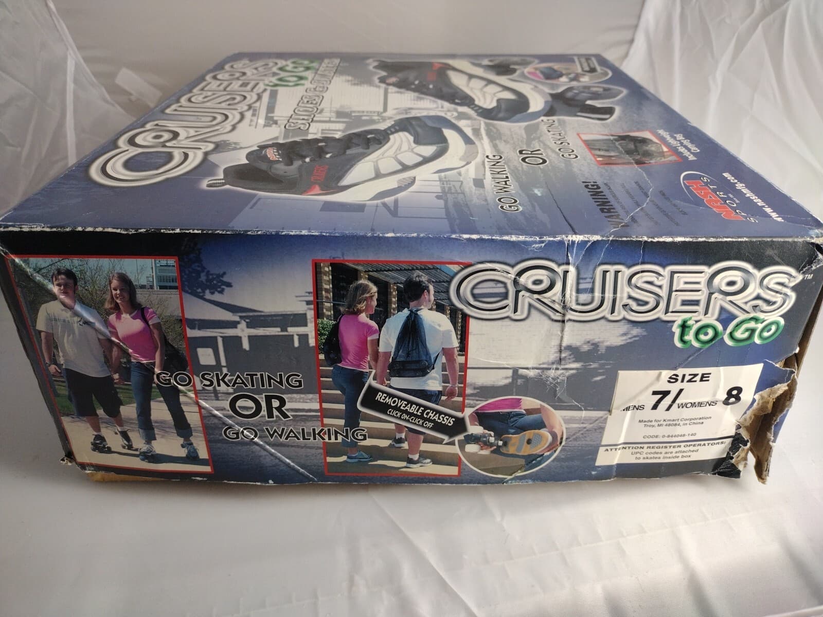 Cruisers To Go Shoes Skates Removable Chassis Men 7 Women 8 4