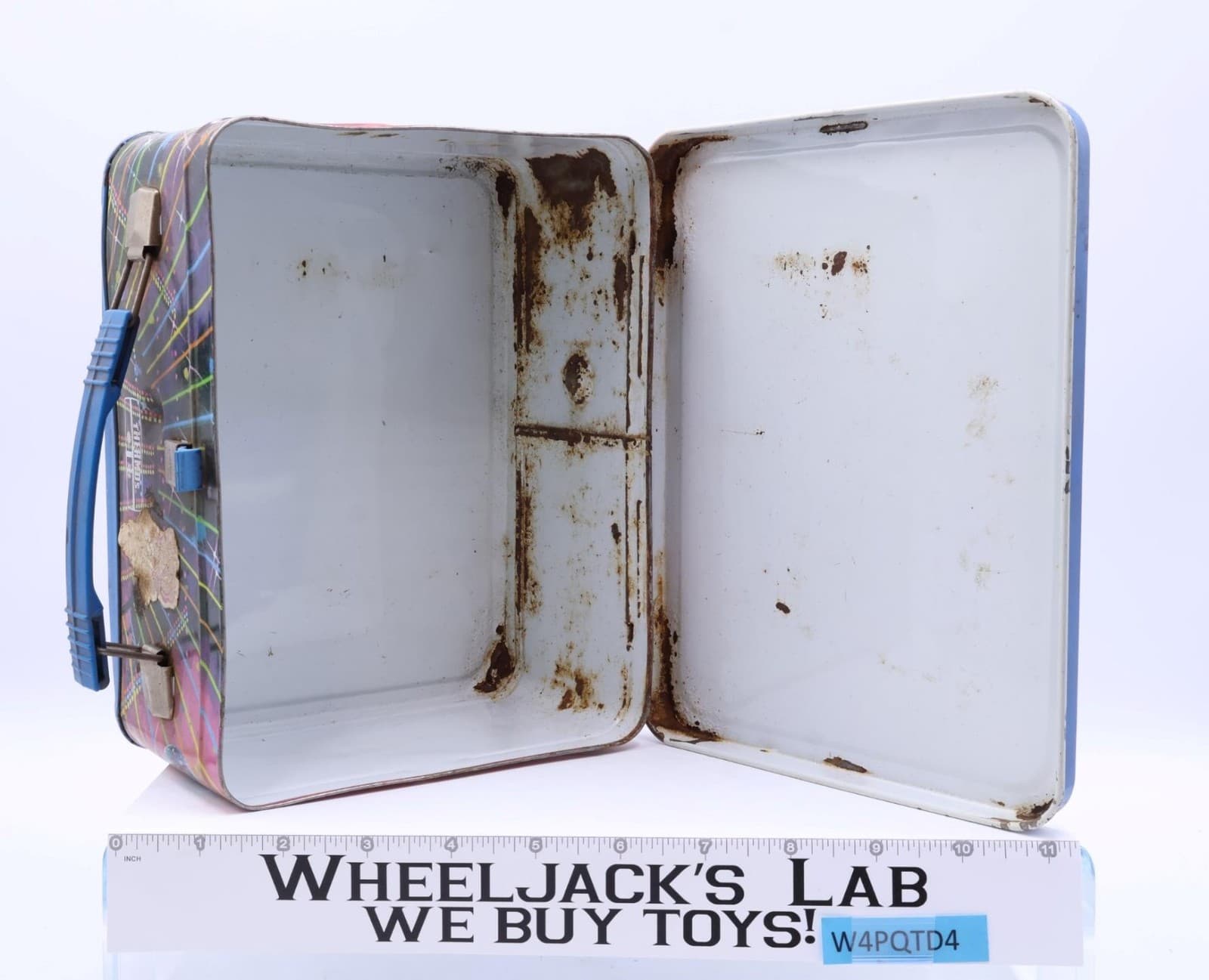 Disco Fever Blue Lunchbox W/ Thermos 1980 King-Seeley Vintage 5