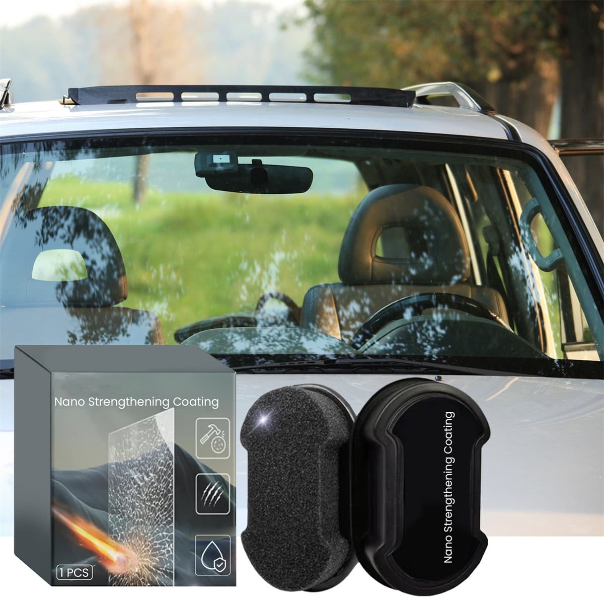 1pc Nano Coat One Way Mirror for Windows,Monitor Rooms,Car Rearview Mirror 2