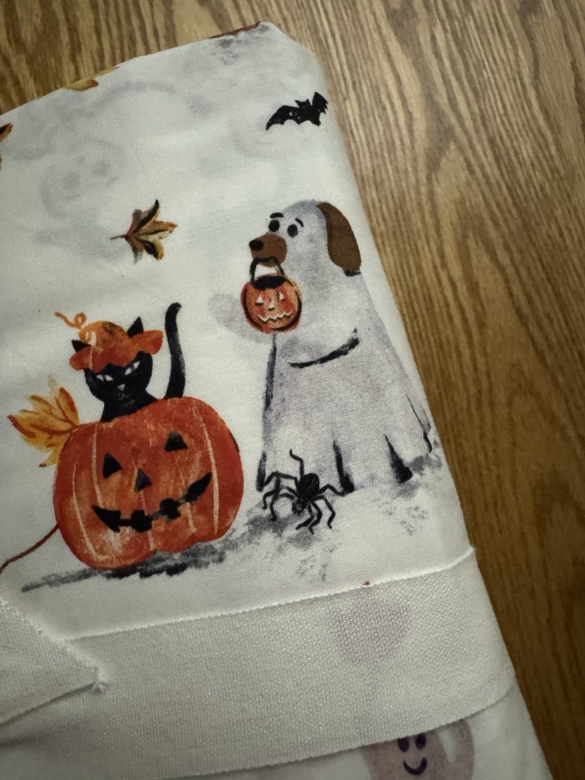 Pottery Barn Doug & Friends Halloween King Size Sheet Set Four Piece New 4